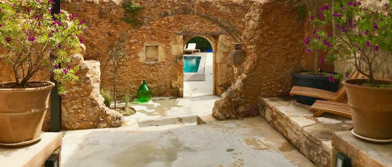 Xirostérnion Almyrida Sands Luxury Stone Villa מראה חיצוני תמונה