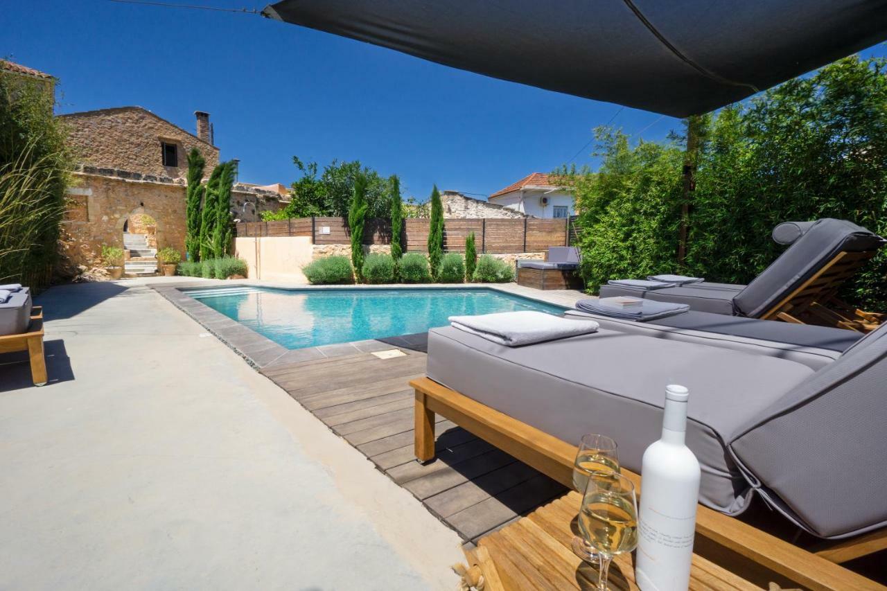 Xirostérnion Almyrida Sands Luxury Stone Villa מראה חיצוני תמונה